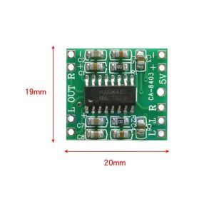 ماژول آمپلی فایر استریو 3*2 وات PAM8403 (خازن بزرگ)